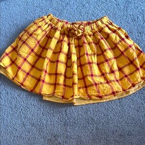 Yellow and Orange Skater Skirt